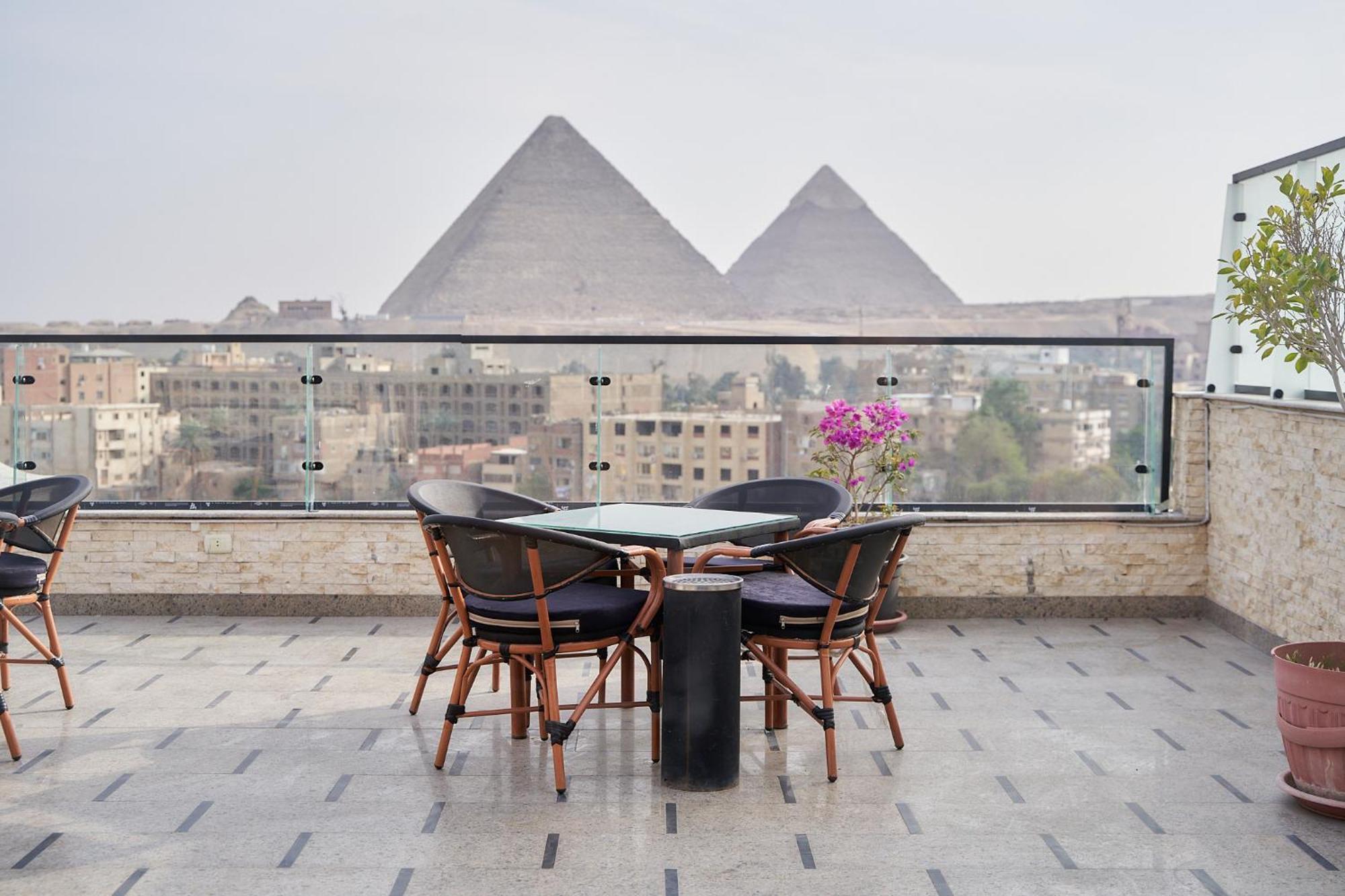 New Top Pyramids Hotel Caïro Buitenkant foto