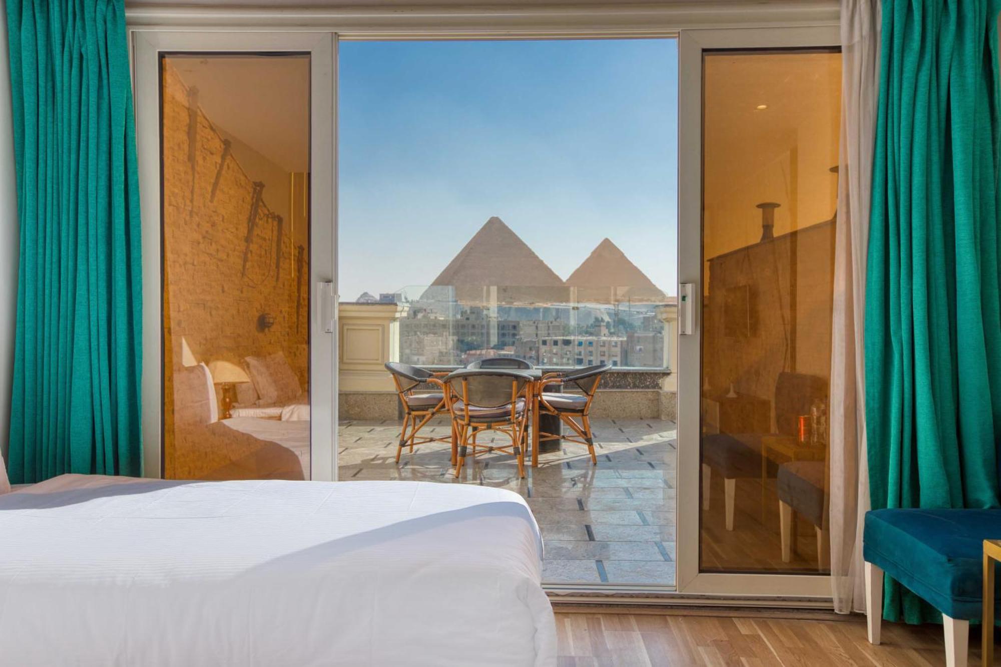 New Top Pyramids Hotel Caïro Buitenkant foto