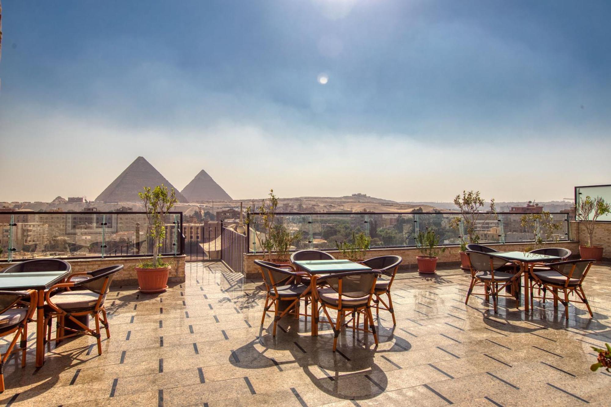 New Top Pyramids Hotel Caïro Buitenkant foto